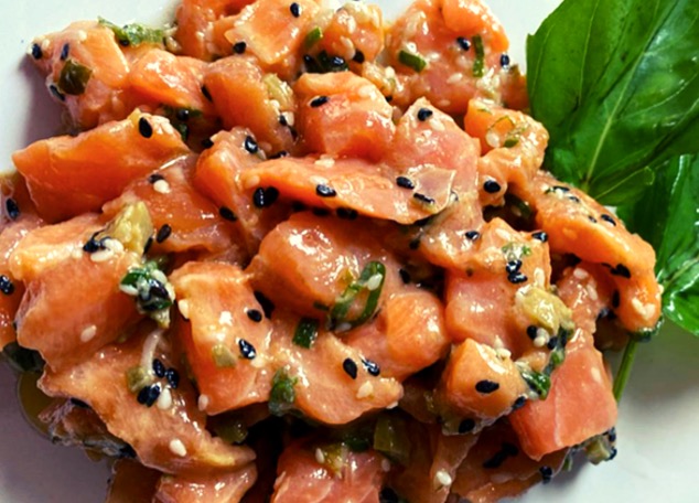 Tartar de Salmón Listo