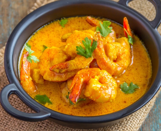 Curry de Camarones